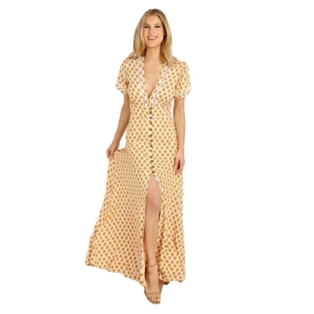 Cleobella Patterned Maxi Dress - image 3